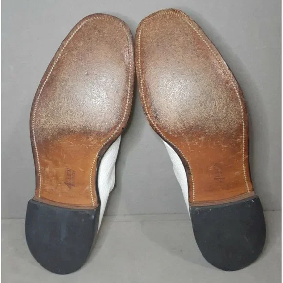 Allen Edmonds Ostendo Shoes Miami Size 12 AA White Cushion Heel USA